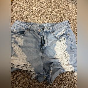 American Eagle jean shorts, mom shorts, size 2.